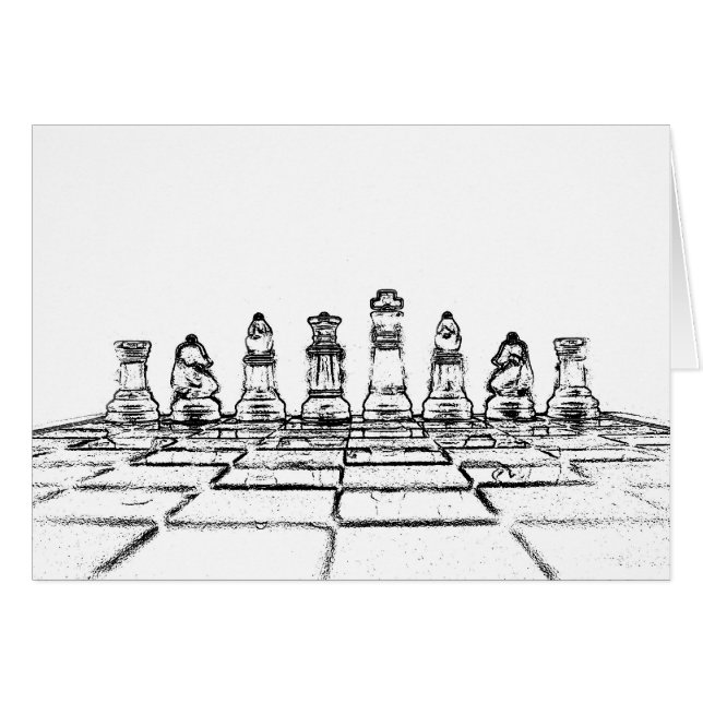 Schack Hälsningskort (Framsidan Horizontal)