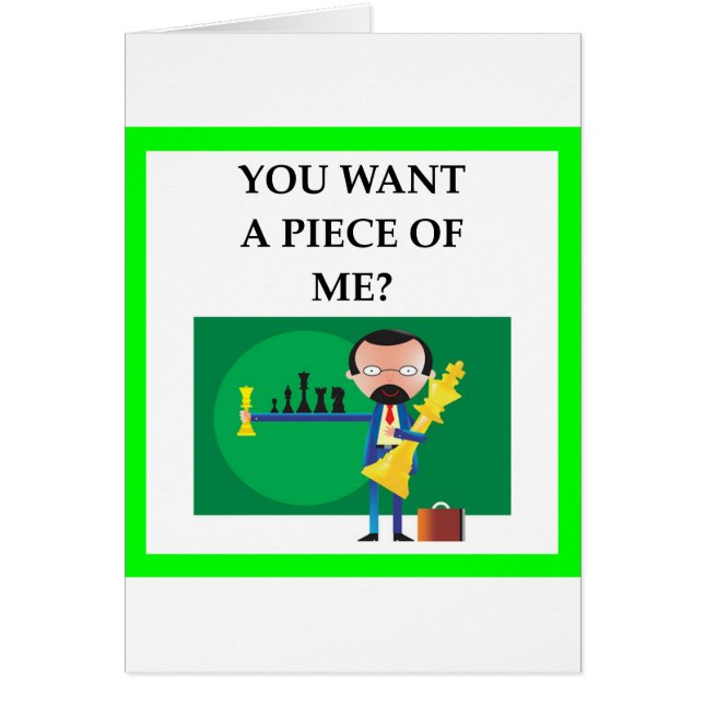 SCHACK HÄLSNINGSKORT (Framsidan)