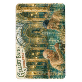 Schack i Gellertbadet Budapest Ungern Magnet