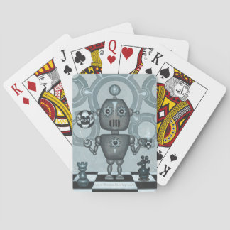 Schack-Kompis robot Spel Kort