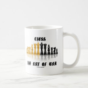 Schack konsten av krig (den gotiska stilsorten) kaffemugg