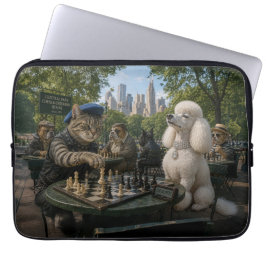 Schack matt i Central Park nr 1 Laptop Fodral