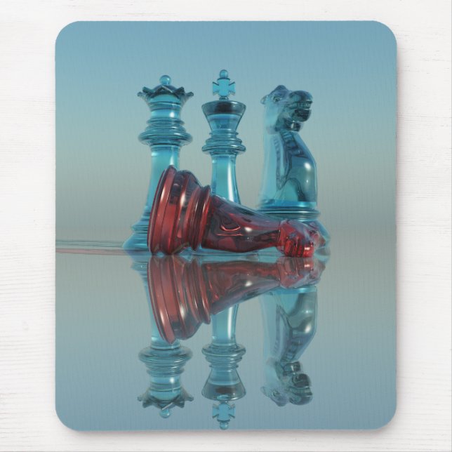 Schack Mousepad - schack för kungdrottningriddare Musmatta (Framsidan)