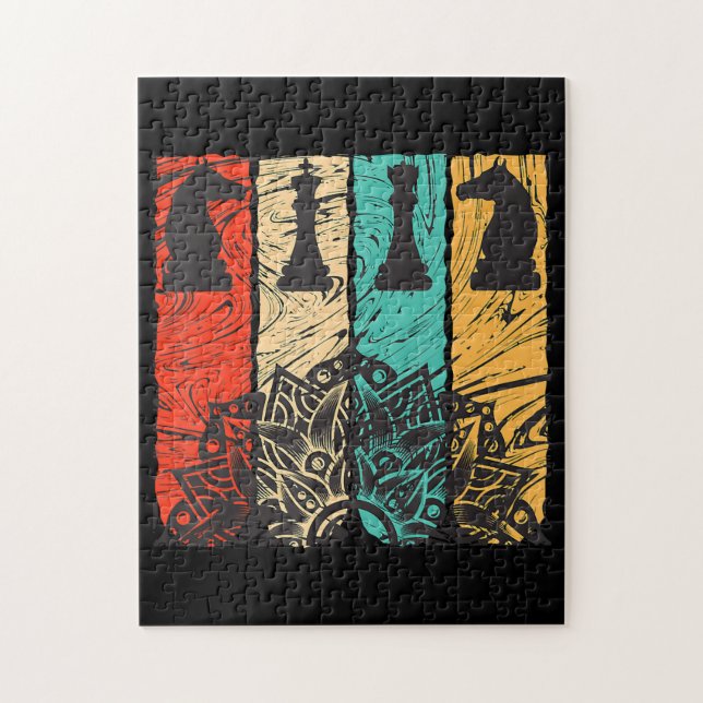 schack - perfekt schack älskare pussel (Vertikal)