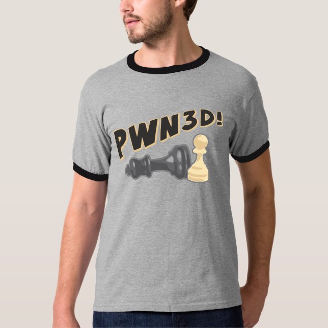 Schack pwn3d t-shirt (Framsida)