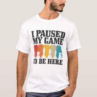 Schack Roligt Pausat Spel Retro T Shirt