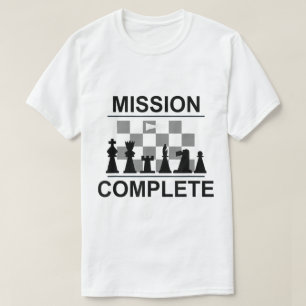 Schack Schackmatt Design för Mission Accomplished T Shirt