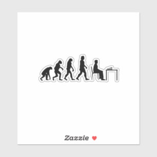 Schack - Schackspelare Evolution Klistermärken