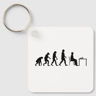 Schack - Schackspelare Evolution Nyckelring