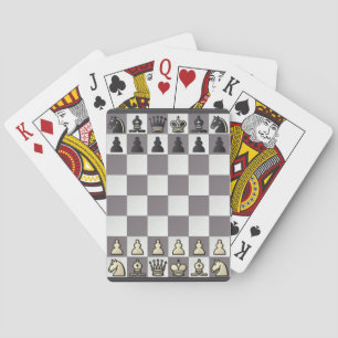 Schack som leker kort casinokort