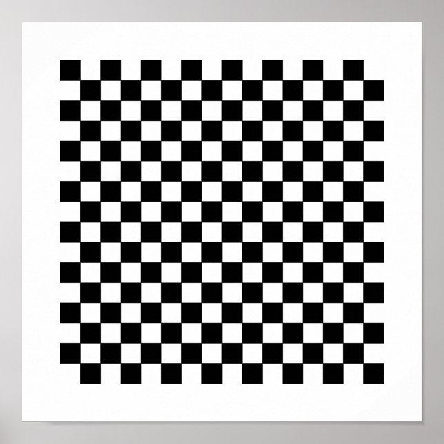 schackbräde för väggar poster (Framsidan)