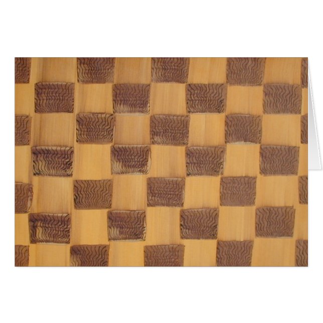 Schackbräde Hälsningskort (Framsidan Horizontal)