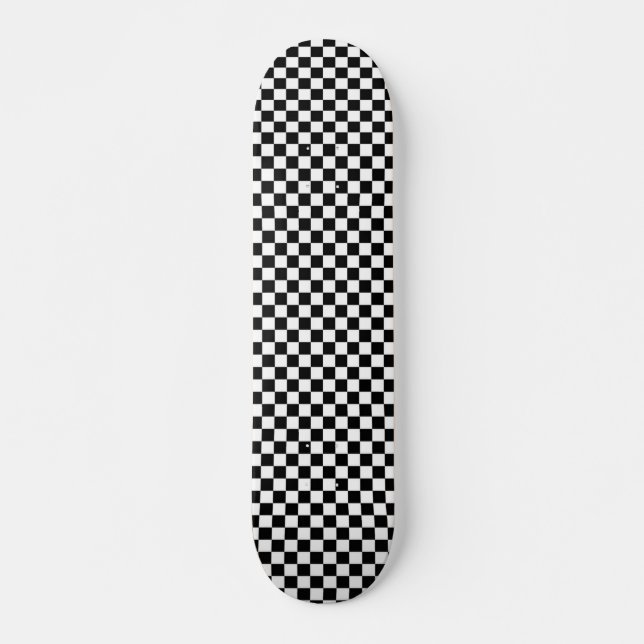 Schackbräde Mini Skateboard Bräda 18,5 Cm (Framsida)