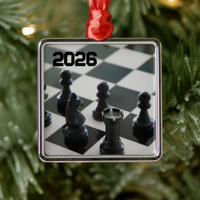 Schackbräde och pjäser ornament (Träd)