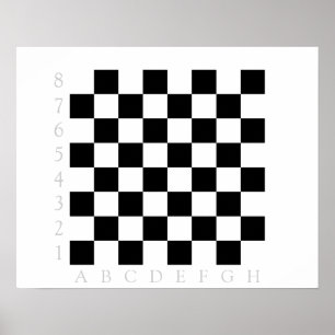 Schackbräde Poster