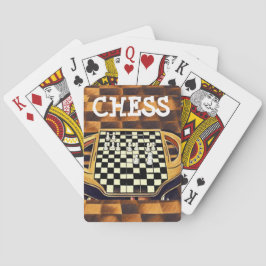 SCHACKBRÄDE STIL CASINOKORT