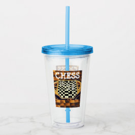 SCHACKBRÄDE STIL TAKE AWAY MUGG
