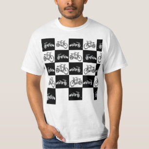 schackbrädet cyklar (Ska 2 tonar sakkunnigstil T Shirt