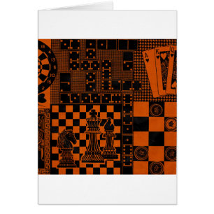 schackdominodominodominodominoområden för checkers hälsningskort