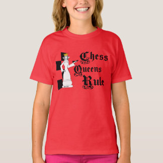 Schackdrottningen härskar, flickaungdomT-tröja Tee Shirt