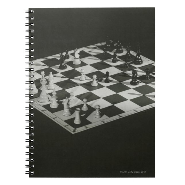 Schacket stiger ombord anteckningsbok (Framsidan)
