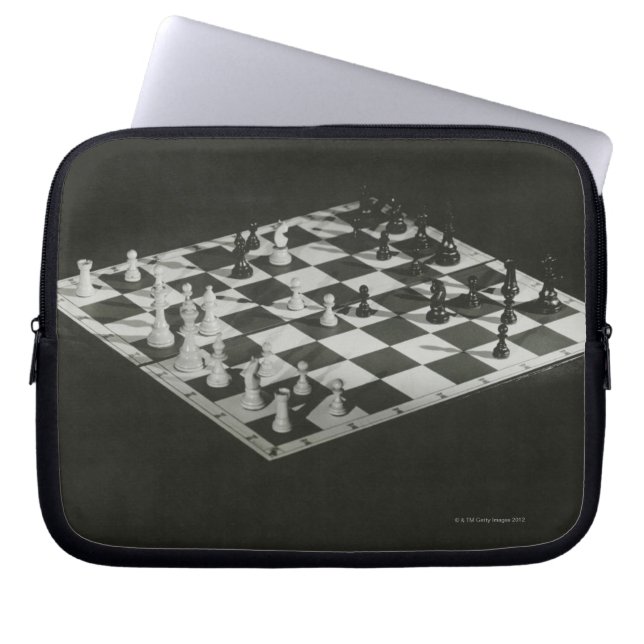 Schacket stiger ombord laptop fodral (Framsidan)
