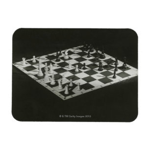 Schacket stiger ombord magnet