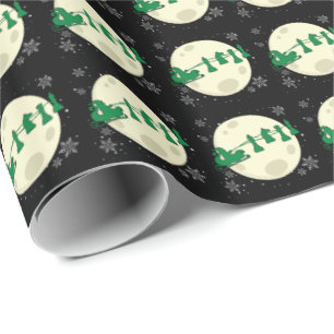 Schackjul Santa - Schackpjäs Renar Presentpapper
