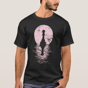 Schackklubb spel kung Drottning Häst schackpjäs mä T Shirt