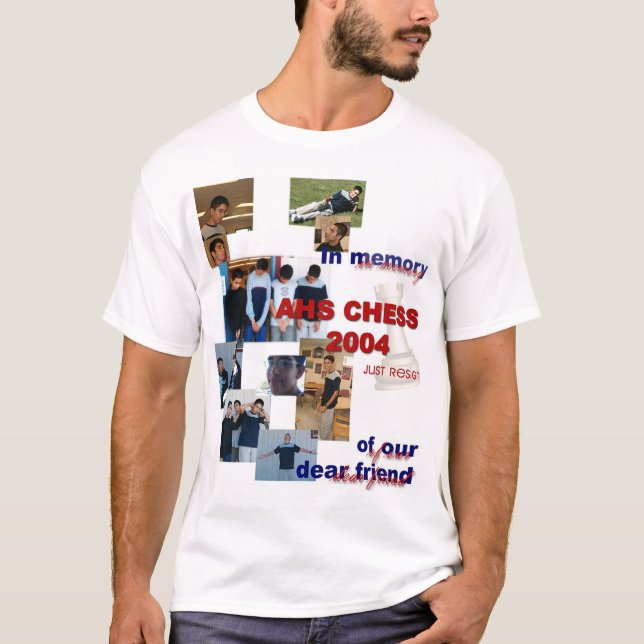schackklubb t-shirt (Framsida)