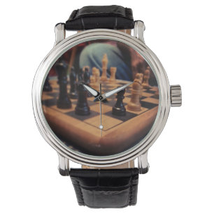 Schackklubbklocka Armbandsur