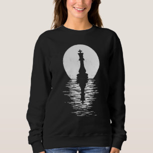 Schackklubbspel Kung Drottning Häst schackpjäs män T Shirt