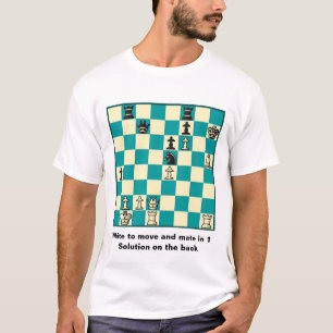 Schackkompis i 1 grundläggande T-tröja för puss Tee Shirt