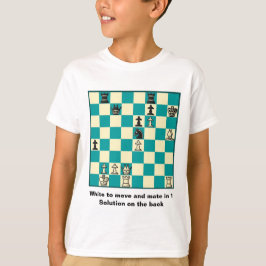 Schackkompis i 1 T-tröja för pussel #1 T-shirt