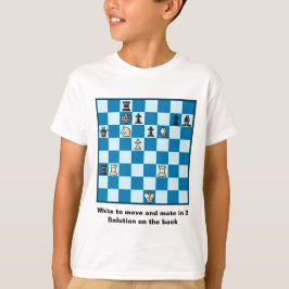 Schackkompis i 2 pussel #1 tee