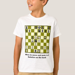 Schackkompis i 2 pussel #2 tee