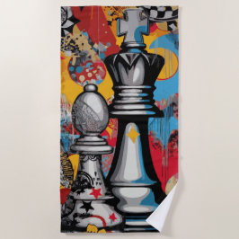 Schackkung Pop Art Strategi Design