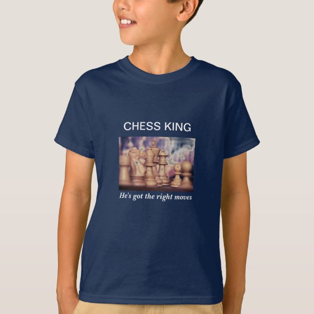 SCHACKKUNGT-TRÖJA T-SHIRT (Framsida)