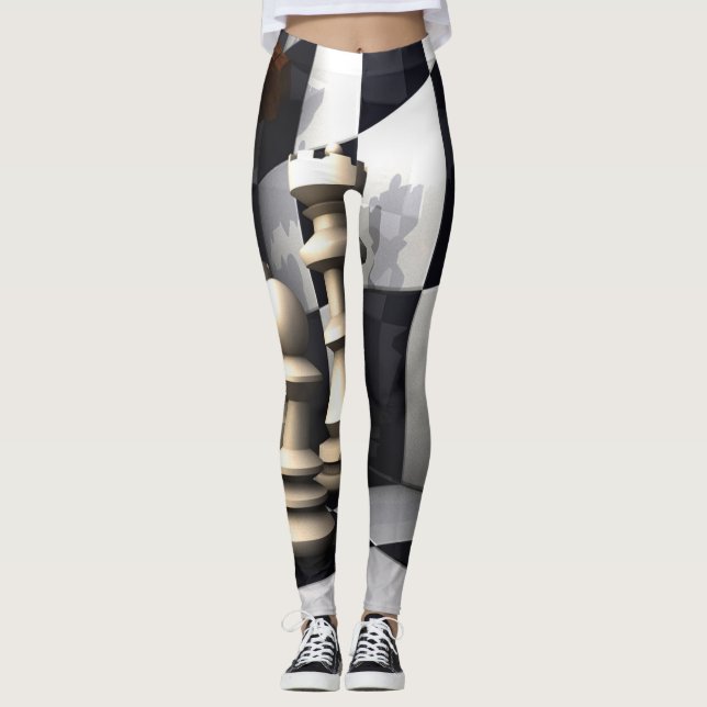 Schackleklek Leggings (Framsida)