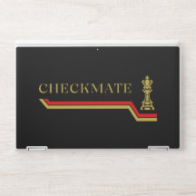 Schackmatt citat schackspel svart röd guld