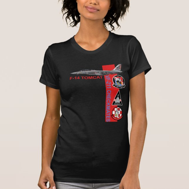 Schackmattar för stridighet VF-211 Tee Shirt (Framsida)
