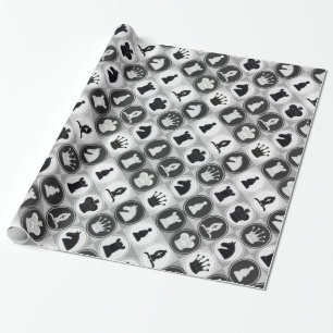 Schackmönster Presentpapper