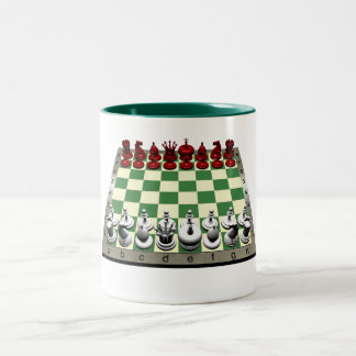 schackmugg Två-Tonad mugg