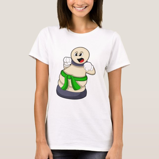 Schackpjäs Bonde i Schack T Shirt (Framsida)