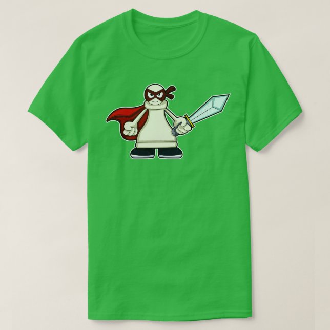 Schackpjäs bonde på Schack 4 T Shirt (Design framsida)
