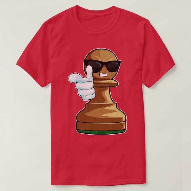 Schackpjäs Bonde Schack 3 T Shirt (Design framsida)