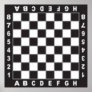 schackpjäs bord poster