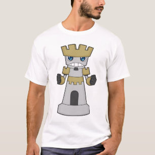 Schackpjäs Torn Schack T Shirt