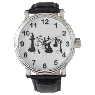 Schackpjäser Vintagekonst #2 Armbandsur