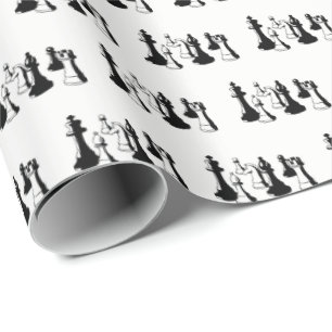 Schackpjäser Vintagekonst #2 Presentpapper